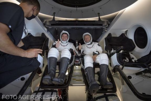 Visszatért a Földre a NASA két amerikai űrhajósa