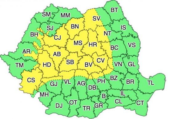 Időjárás: esni fog hétfőn Erdélyben is