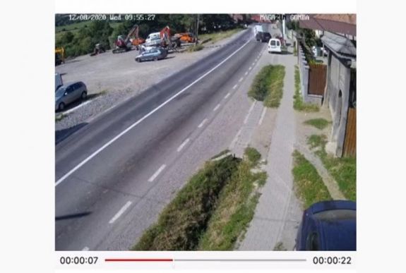 Hargita megye: két autó ütközött Máréfalván, egy súlyos sérült is van