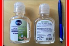 Figyelem: mérgező anyagokat tartalmaz ez a kézfertőtlenítőszer