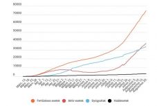 Koronavírus Romániában: 1346 új eset van, megközelíti a 75 ezret az igazolt fertőzések száma