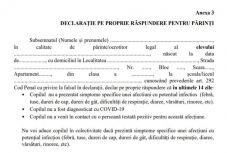 Felelősségvállalási nyilatkozatot kell kitölteniük a szülőknek iskolakezdéskor