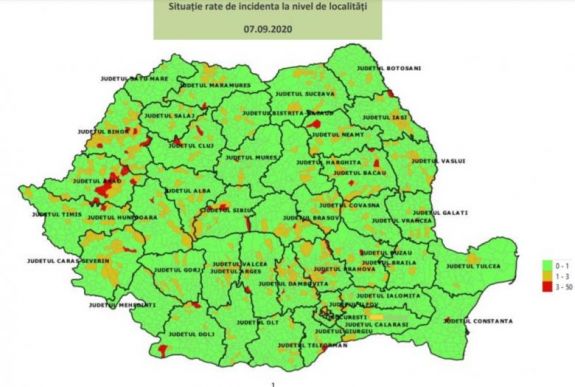 Iskolakezdés: megyénként ismertetjük a „sárga” és a „piros” erdélyi települések listáját