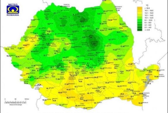Egy fokot mértek szombat hajnalban Csíkszeredában