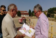 Zajlanak az új Nagyváradi Speciális Oktatási Központ épületegyüttesének munkálatai 