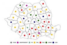 A PSD visszaszorult a megyeszékhelyeken – mutatjuk a választási térképet