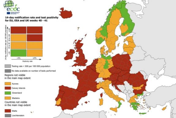 Kockázatos országok: az EU tagállamainak több mint fele „bevörösödött”