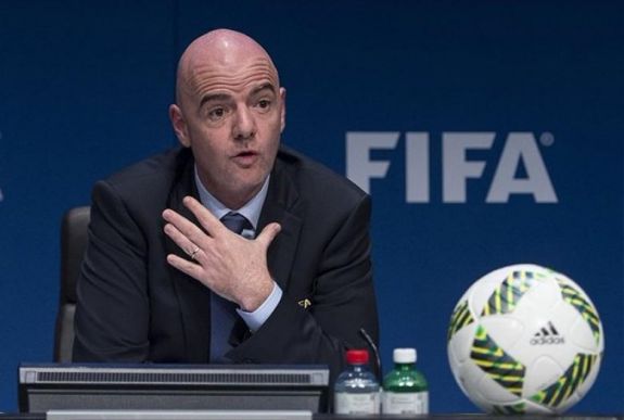 Pozitív lett Gianni Infantino FIFA-elnök koronavírustesztje