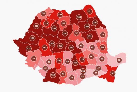 Ismét közel száz új koronavírusos esetet jelentettek Hargita megyében