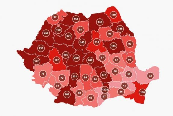 Ismét száz fölött az új koronavírus-fertőzések száma Hargita megyében 