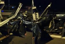 Síneken rekedt autót ütött el a Bukarest-Bécs gyors