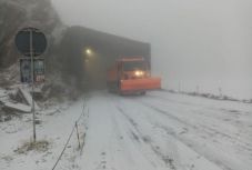 Beállt a tél a transzfogarasi úton