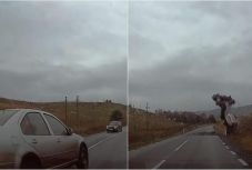 Videóra vette a megelőzött sofőr a balesetet