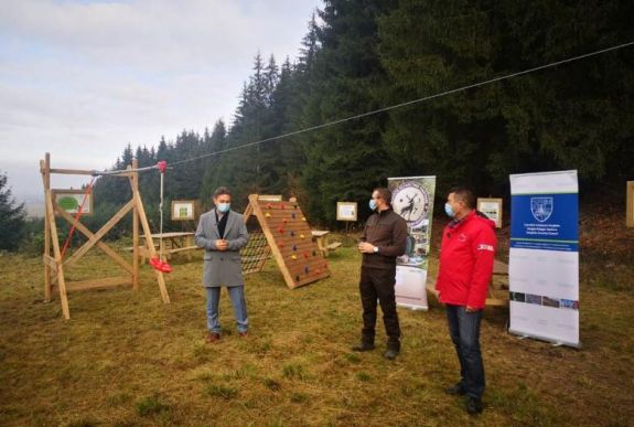 Oktatóparkot adtak át Gyergyócsomafalván