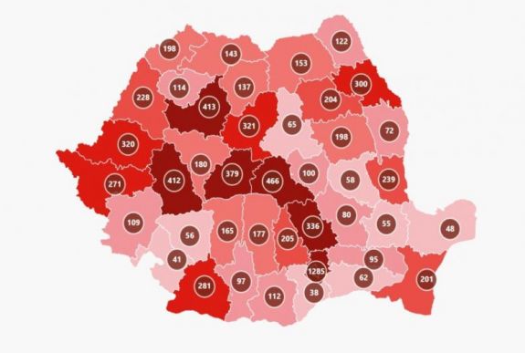 Koronavírus: ismét magas a gyógyultak száma Hargita megyében