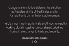 Amerikai elnökválasztás: Merkel, Macron és Johnson gratulált Joe Bidennek