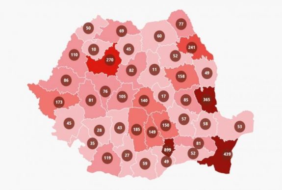 Egyre kisebb, közelít az egyhez a fertőzési ráta Hargita megyében