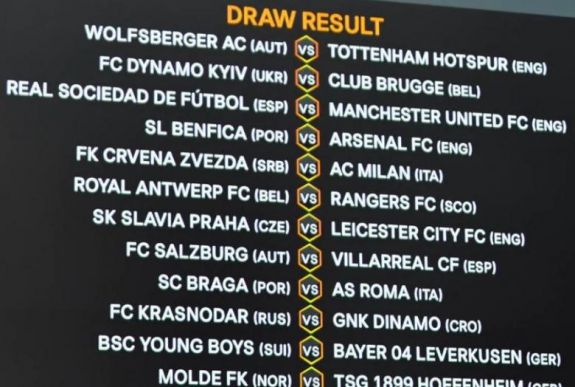 Európa Liga: Benfica–Arsenal és Real Sociedad–MU a legjobb 32 között