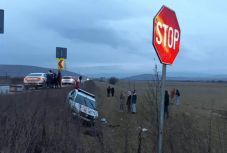 Rendőrautóval ütközött egy jármű Csíkmadaras közelében