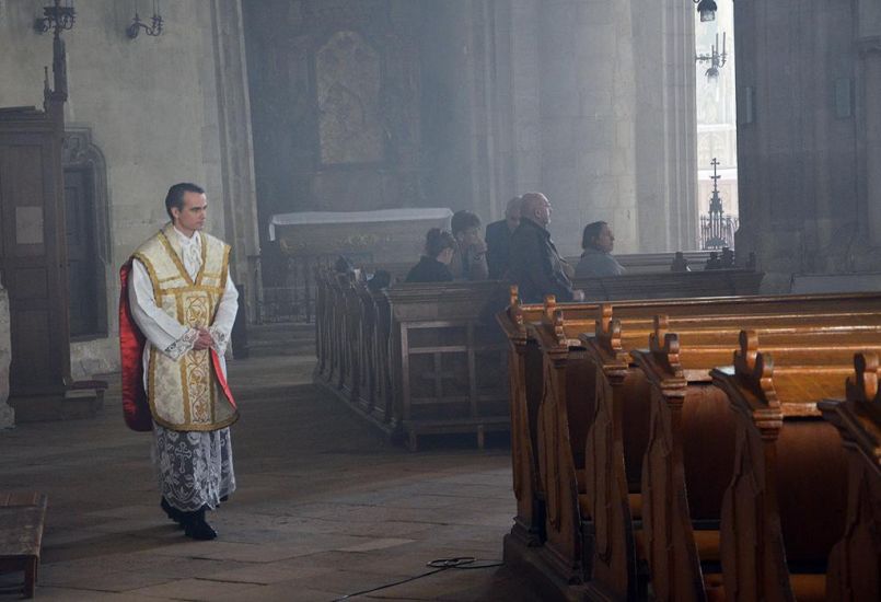 A kolozsvári Szent Mihály-templomban vették fel a Márton Áron-film első jeleneteit
