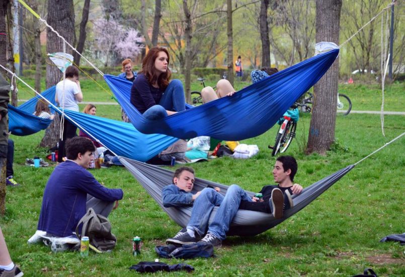 Lustálkodj okosan! A kolozsváriak függőágyas kiruccanásán jártunk