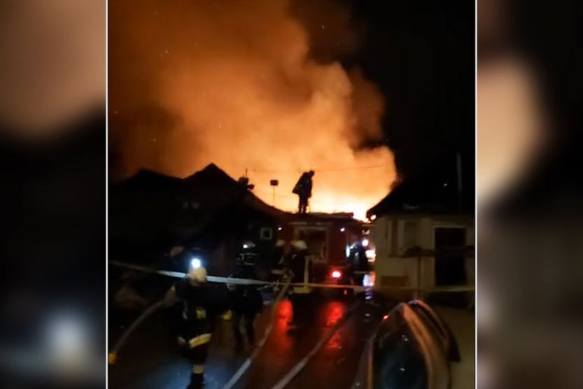 Pusztító tűzvész Csíksomlyón