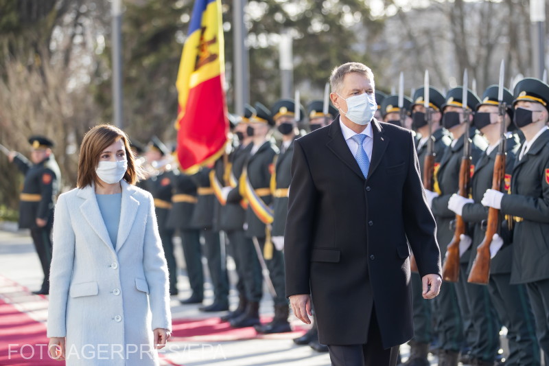 Iohannis az első államfő, aki a Moldovai Köztársaságba látogat Maia Sandu megválasztása óta | Fotó: Agerpres