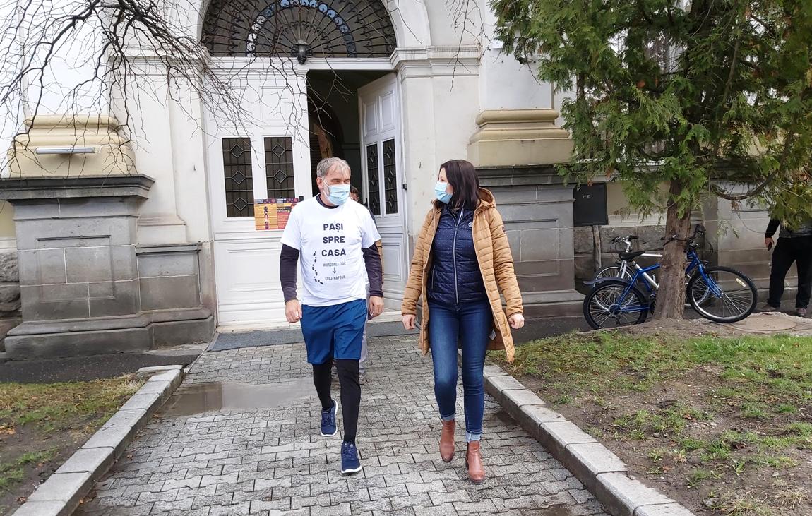 A csíkszeredai városházától indult az adománygyűjtő akció | A szerző felvétele