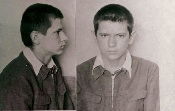 A tizenhat éves Milován Sándor 1957-es letartóztatása idején l Fotó: Mandiner  