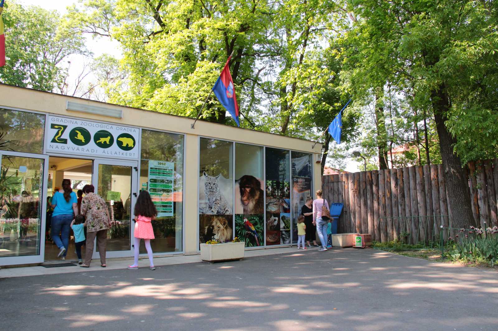 A nagyváradi állatkert bejárata | A szerző felvételei