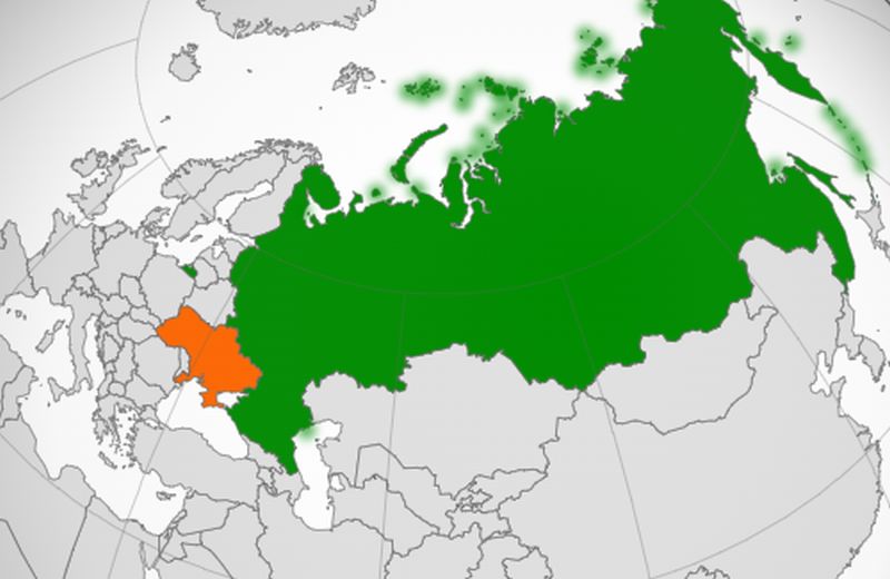 Ukrajna és Oroszország | forrás: Wikimedia Commons