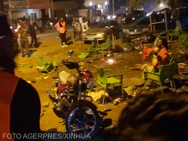 A kongói robbantás helyszíne | Fotó: Agerpres/Xinhua
