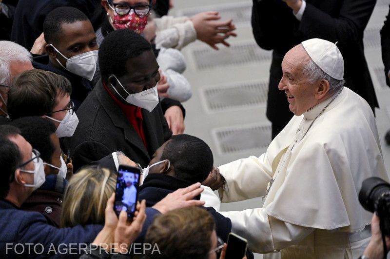 Ferenc pápa december 29-i audienciája | Fotó: Agerpres/EPA