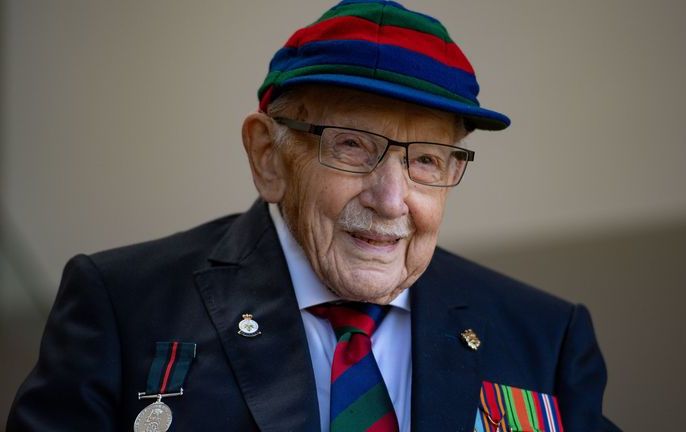 Sir Tom Moore 101 éves korában hunyt el | Fotó: SkyNews