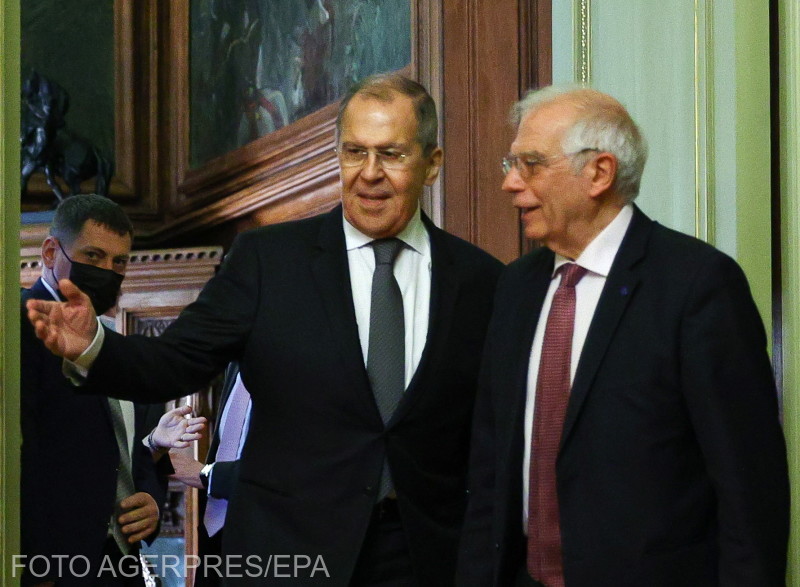 Szergej Lavrov orosz külügyminiszter és Joseb Borrell Moszkvában | Fotó: Agerpres/EPA