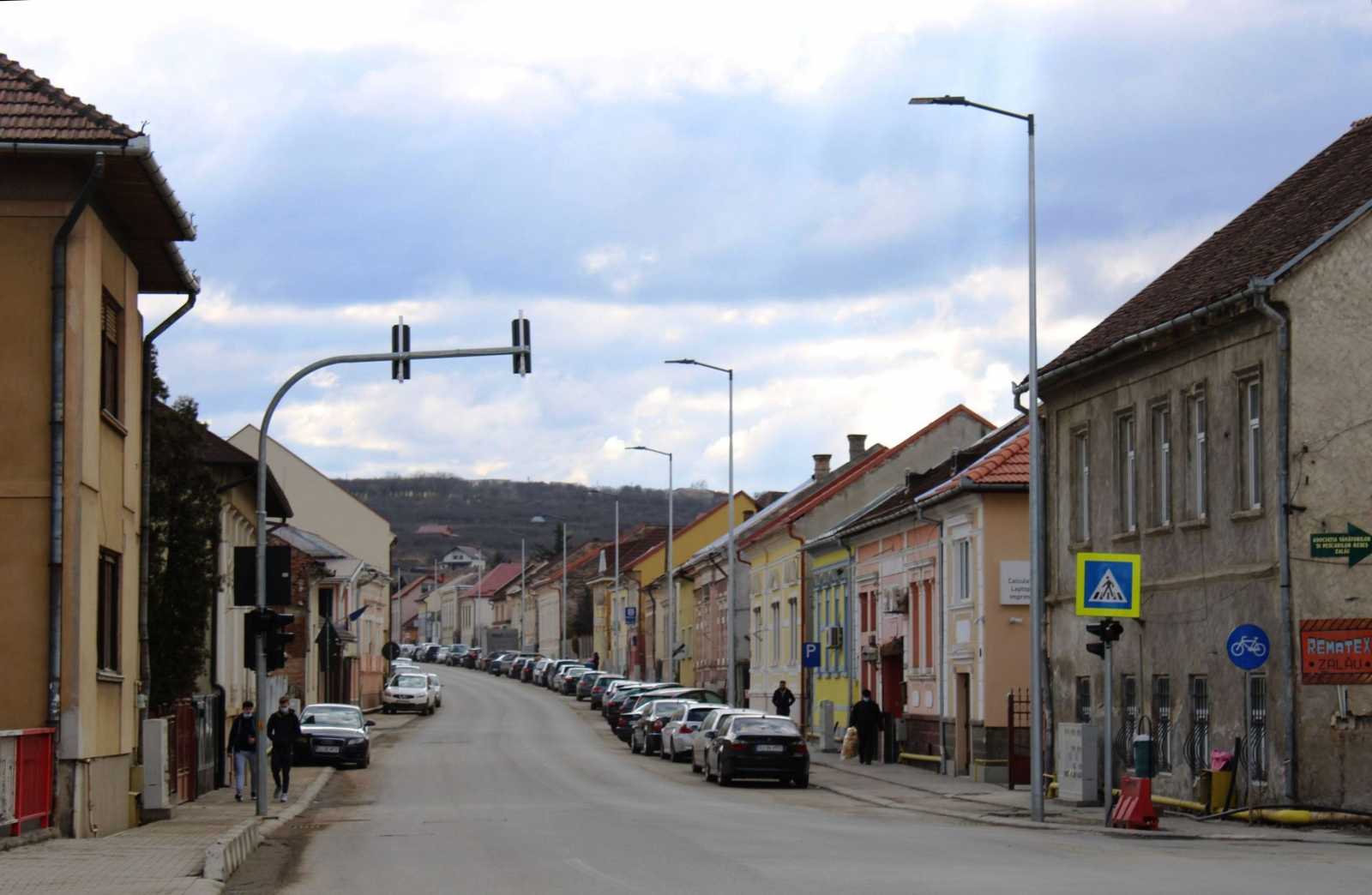 A Kraszna utcát már részben felújították | A szerző felvétele