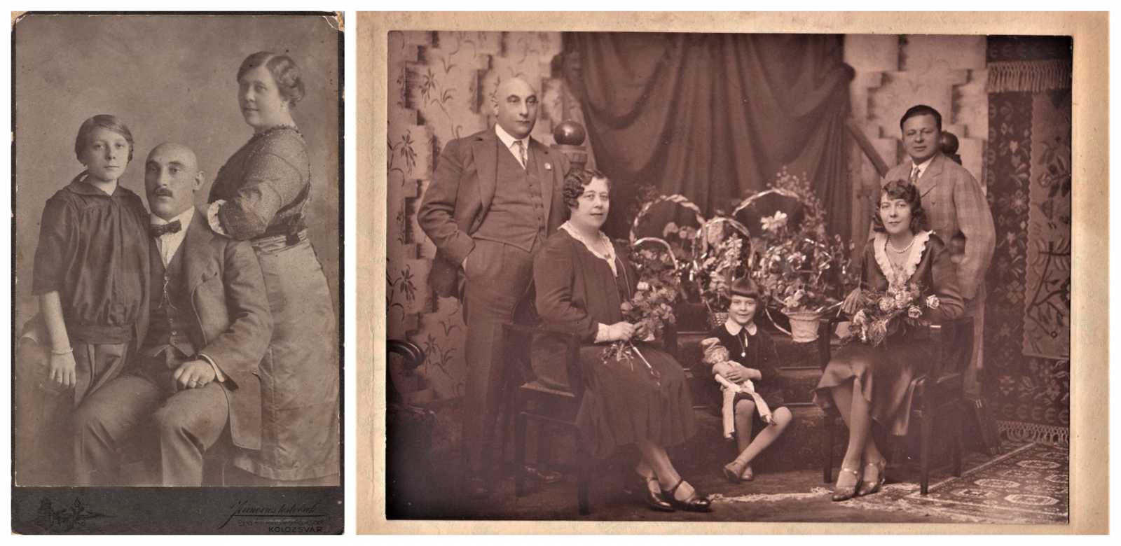Balra: Móricz Béla, és családja 1914-ben. A képek a családi hagyatékból származnak.