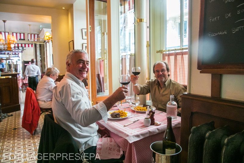 Francaiországban az éttermek és kávézók már beltéren is fogadhatnak vendégeket | Fotó: Agerpres/EPA