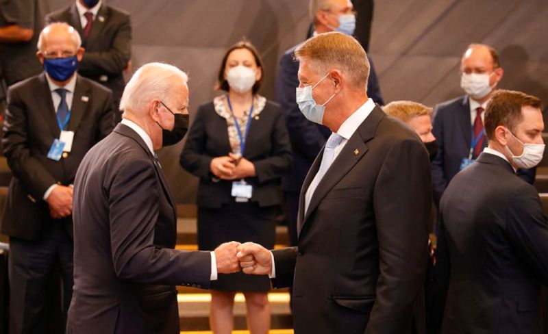Joe Biden és Klaus Iohannis | Fotó: presidency.ro