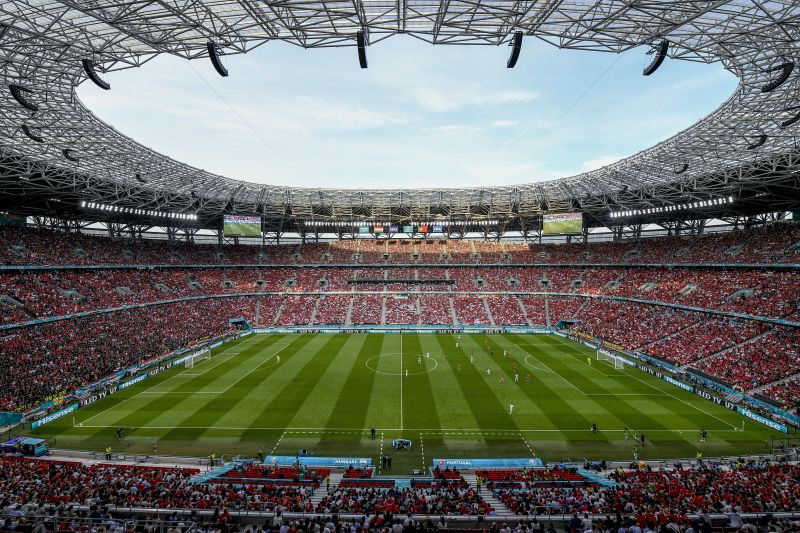 A Puskás Aréna a keddi Magyarország–Portugália meccsen | Fotó: MTI/Szigetváry Zsolt
