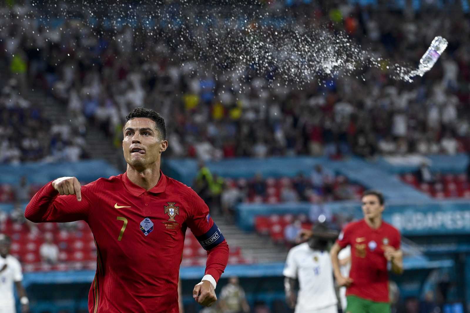 Cristiano Ronaldo a franciák ellen most először volt eredményes, egyből duplázott is | Fotók: MTI