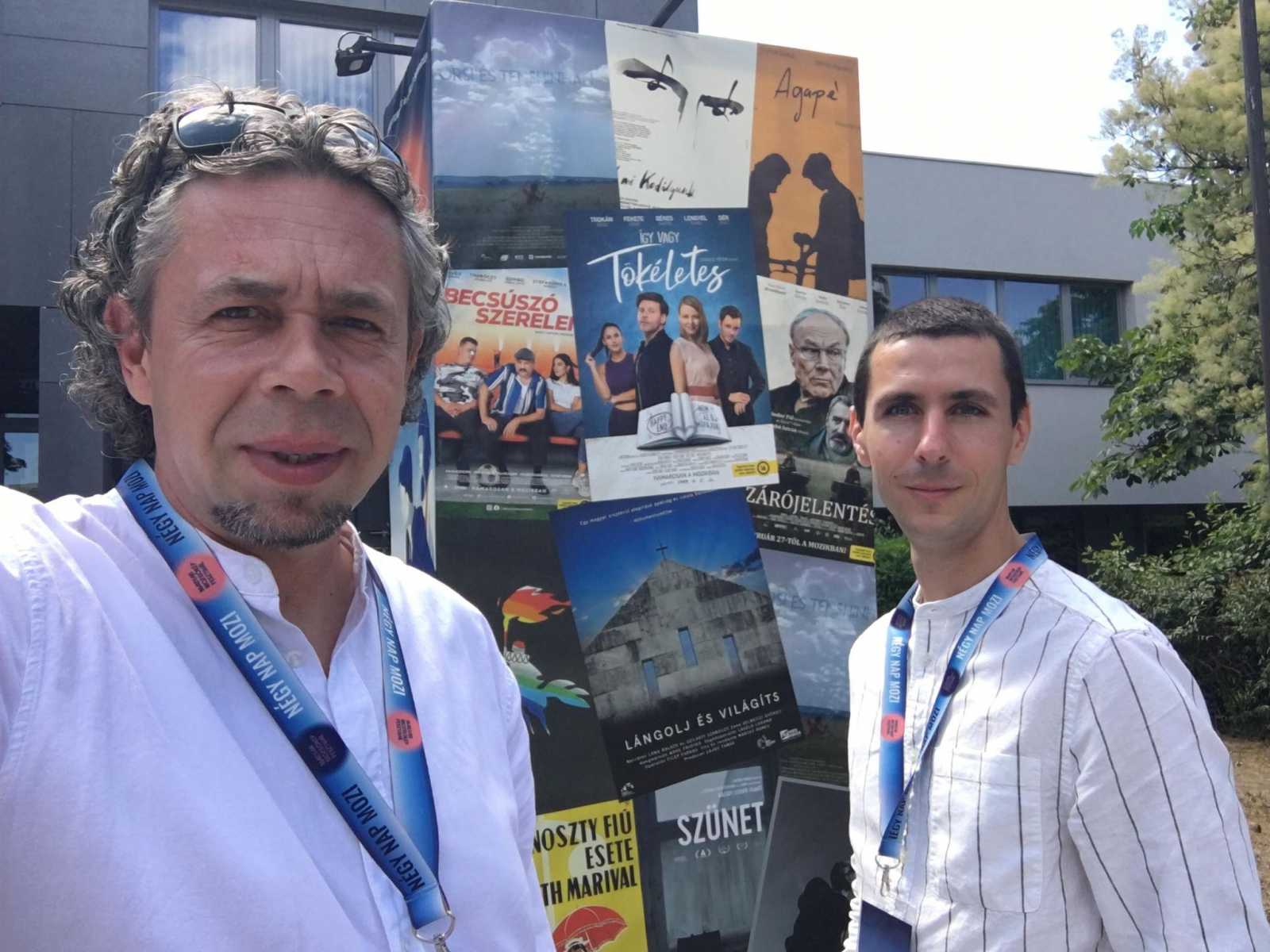 Filep Farkas és László Loránd, a Video Pontes munkatársai