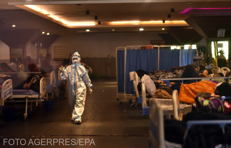 Indiai kórház a járvány idején | Fotó: Agerpres/EPA