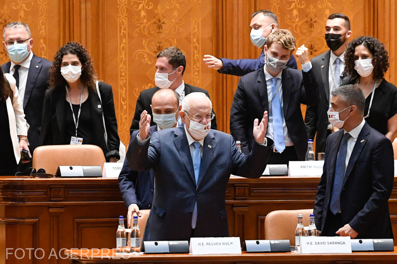 Reuven Rivlin a képviselőházban | Fotó: Agerpres
