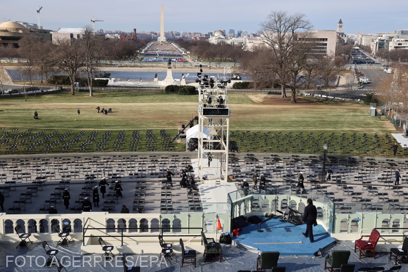 Zajlanak az előkészületek Washingtonban az ünnepségre | Fotó: Agerpres/EPA