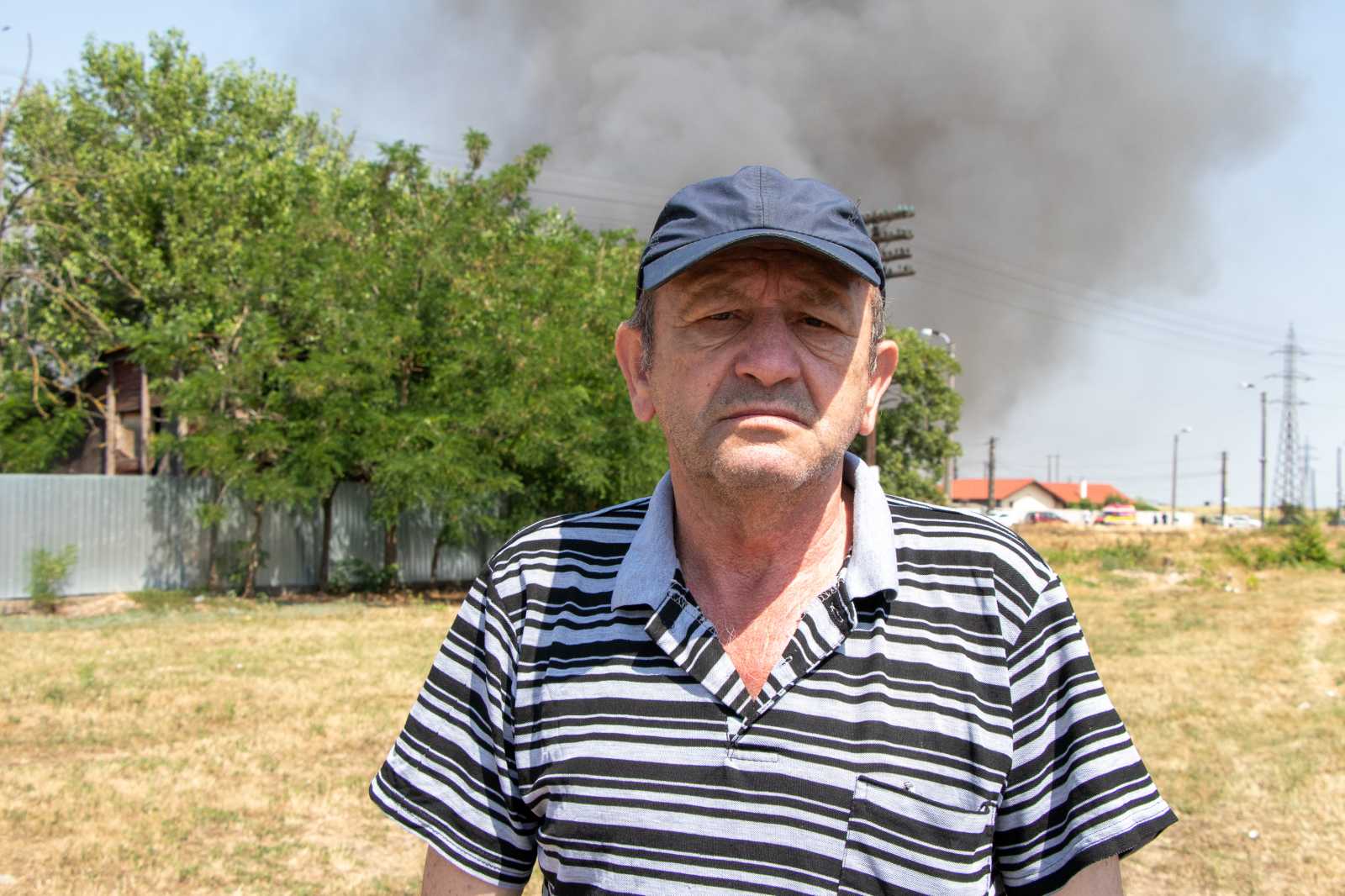 Chișe Gheorghe, aki előszöt tárcsázta a tűzoltókat hajnali két óra után