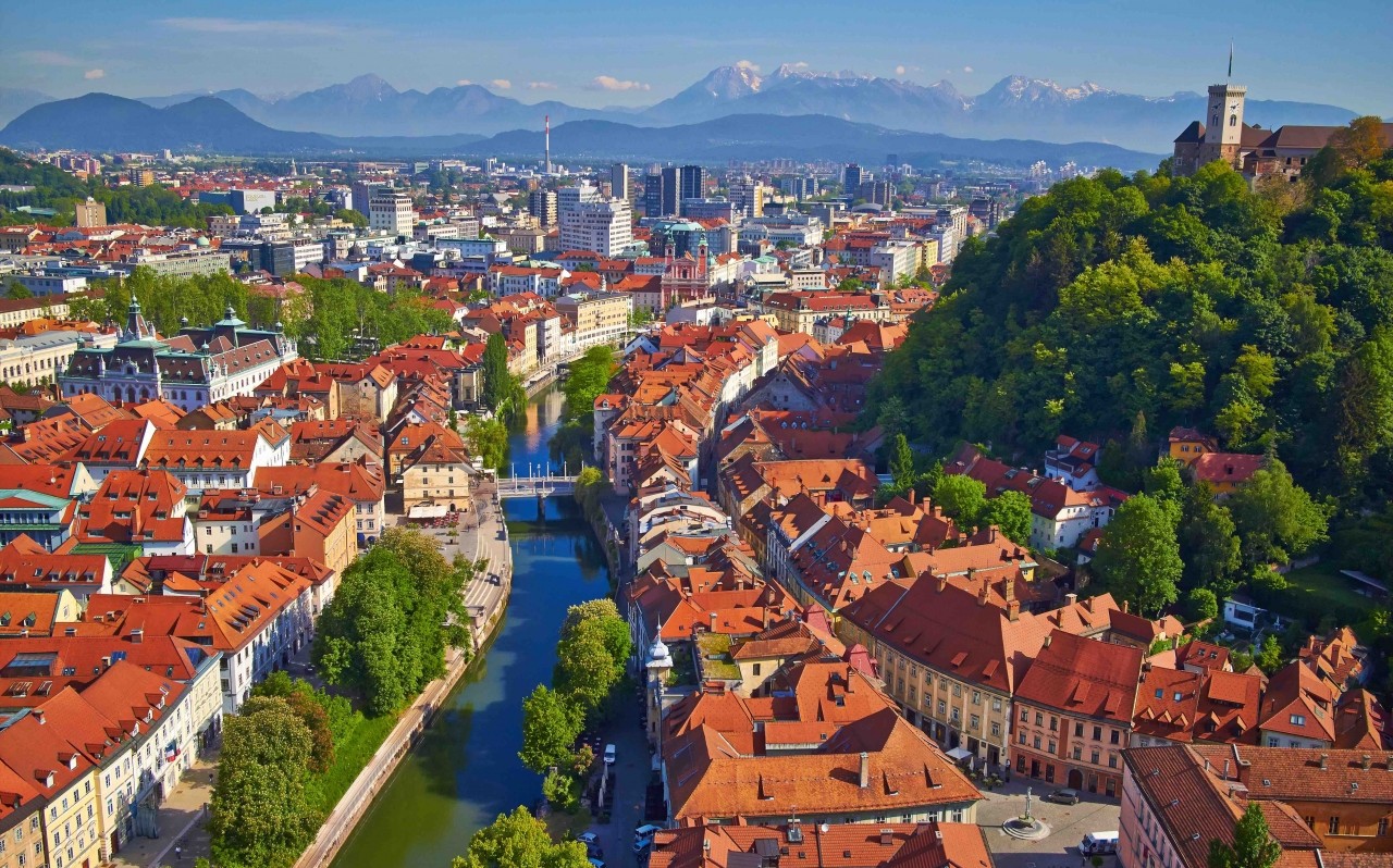 Ljubljana, Szlovénia fővárosa | fotó: Janez Kotar/Wikipedia