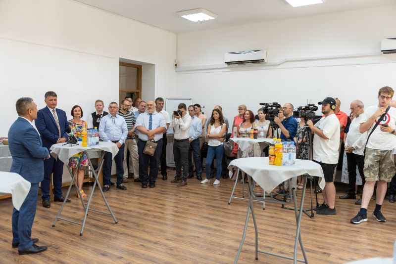 A Miskolczy Dezső Oktatásszervező és Egészség-szakpolitikai Innovációs Központ megnyitója | Fotó: MTI/Kiss Gábor