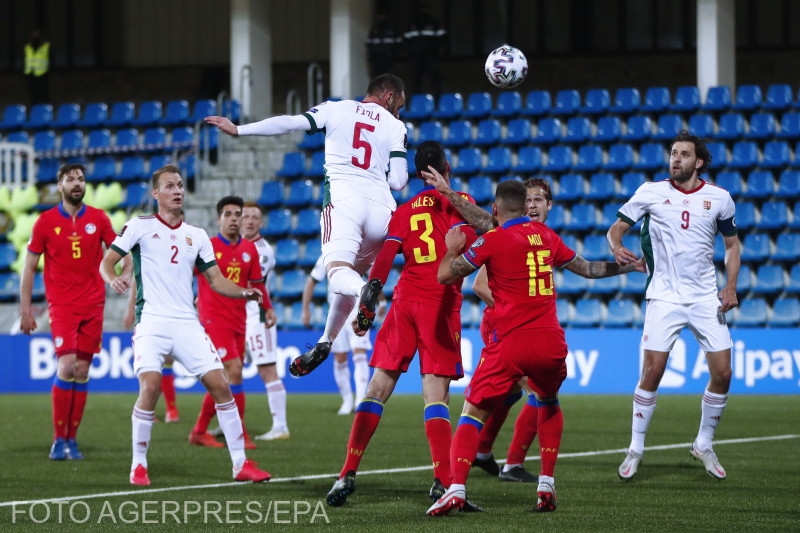 A fehér mezes Fiola Attila gólt szerez Andorra ellen – az Eb-n is bizonyíthat