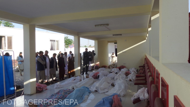 Az afganisztáni merénylet halálos áldozatai | fotó: Agerpres/EPA